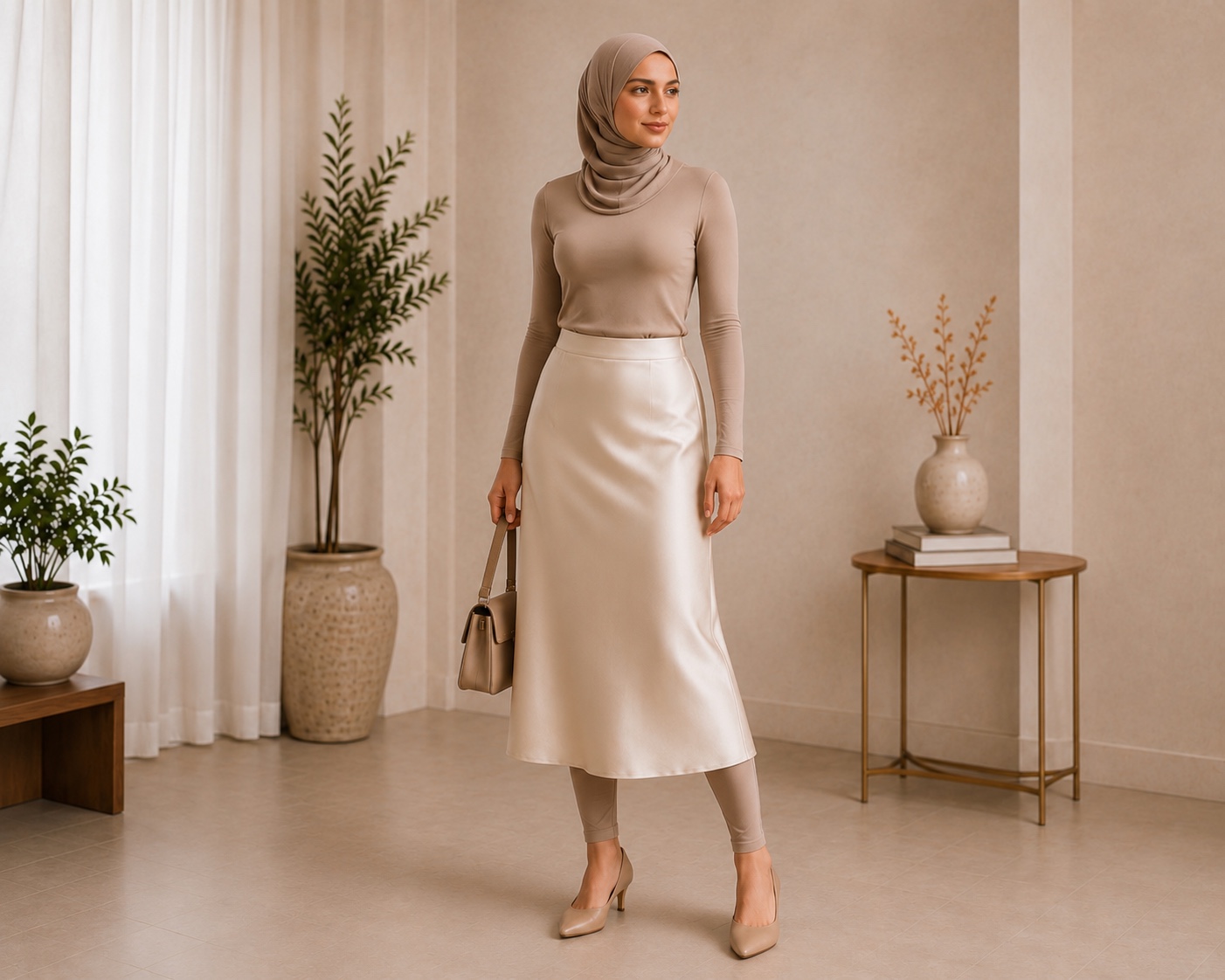 MODSKYN base layer paired with a skirt
